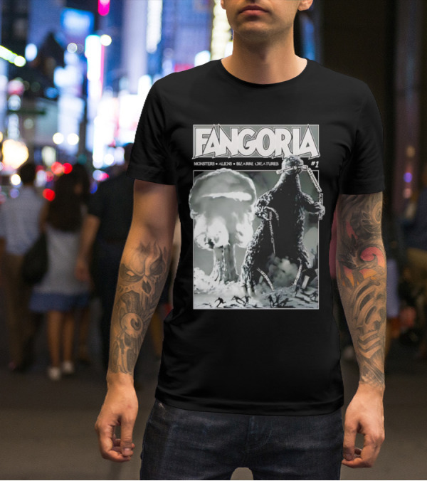 Fangoria Monsters Aliens Bizarre Creatures Godzilla T-Shirt