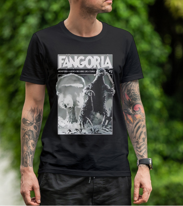 Fangoria Monsters Aliens Bizarre Creatures Godzilla T-Shirt