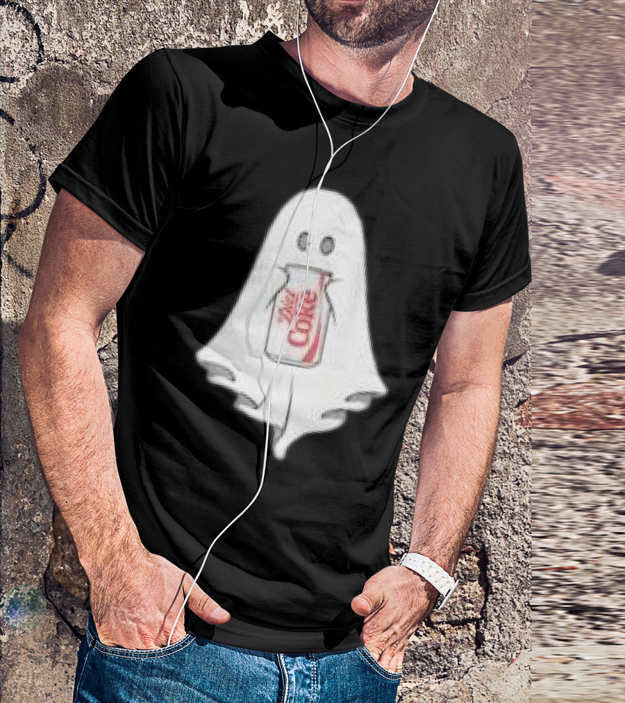 Ghost Drinking Diet Coke Can T-Shirt