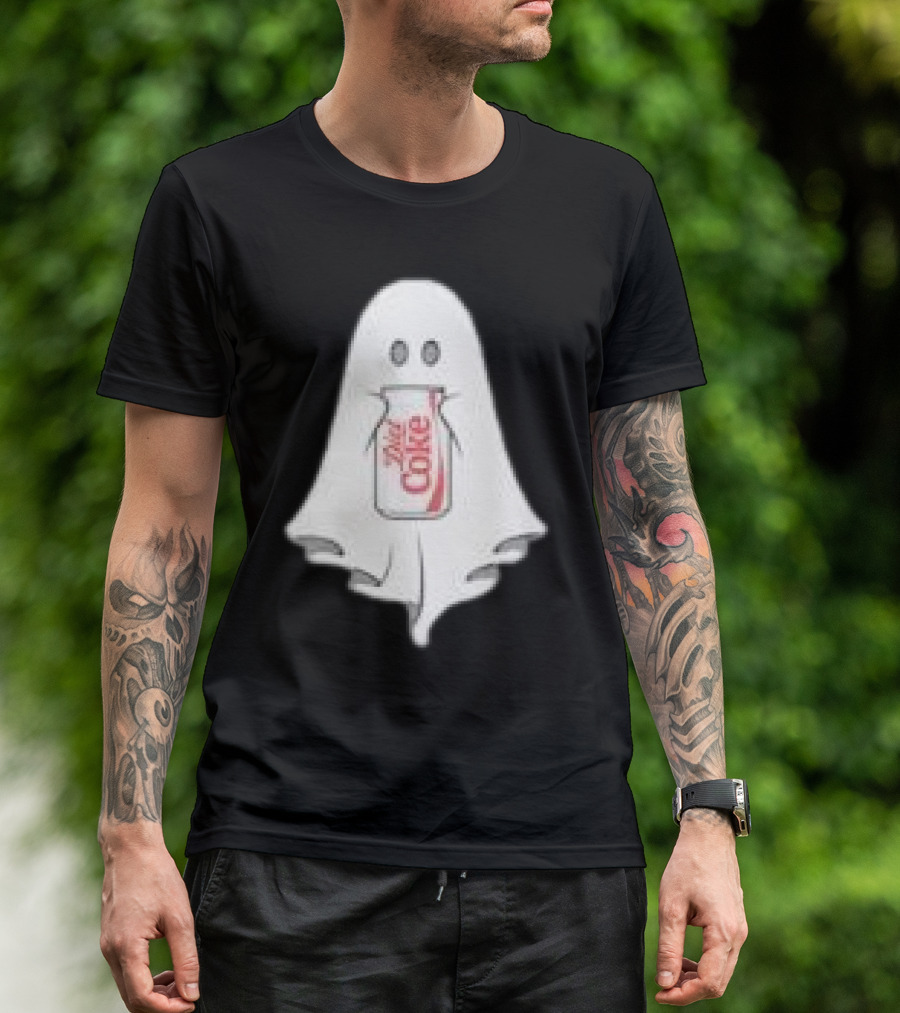 Ghost Drinking Diet Coke Can T-Shirt