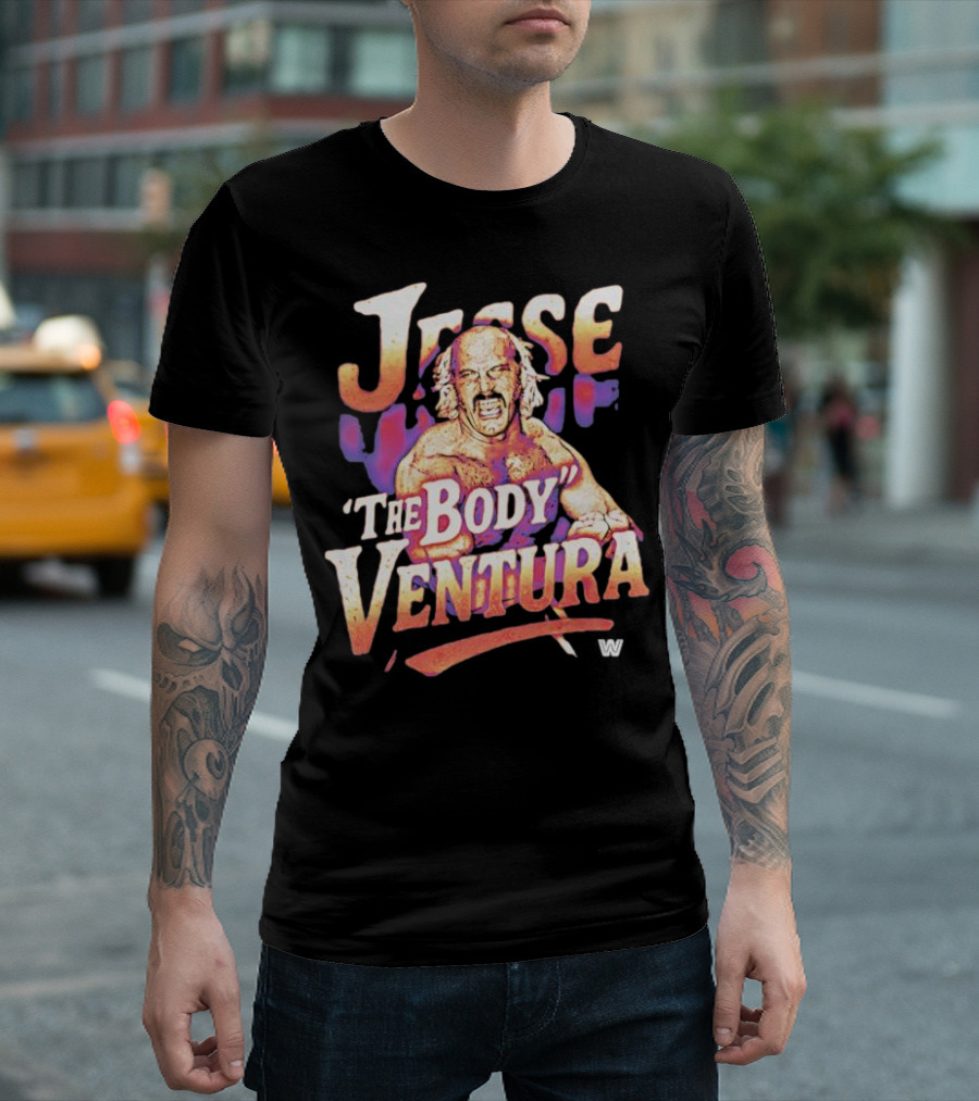 Jesse Ventura The Body Vintage Wrestling W T-Shirt