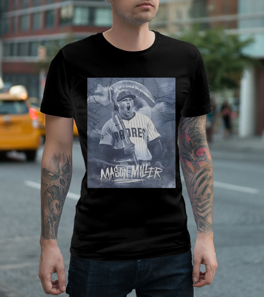 Mason Miller Padres Halloween Baseball 2025 T-Shirt