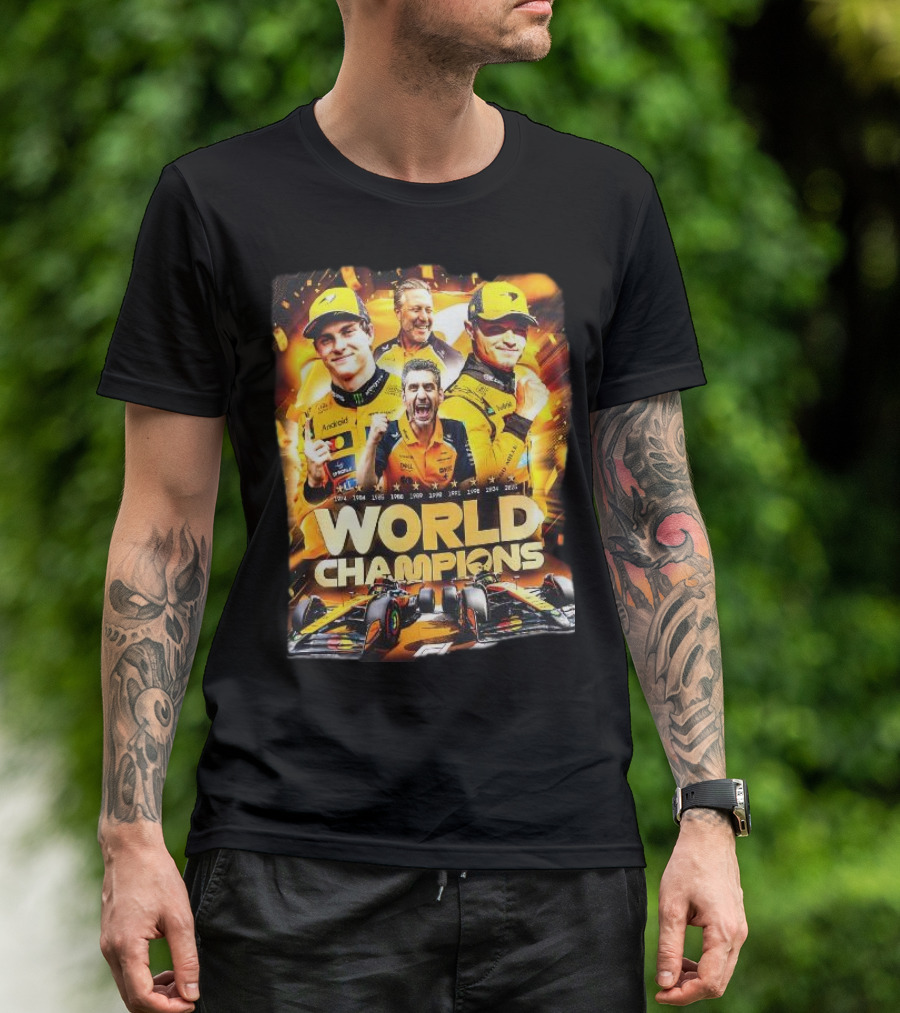 McLaren World Champions 2025 Racing Legends T-Shirt