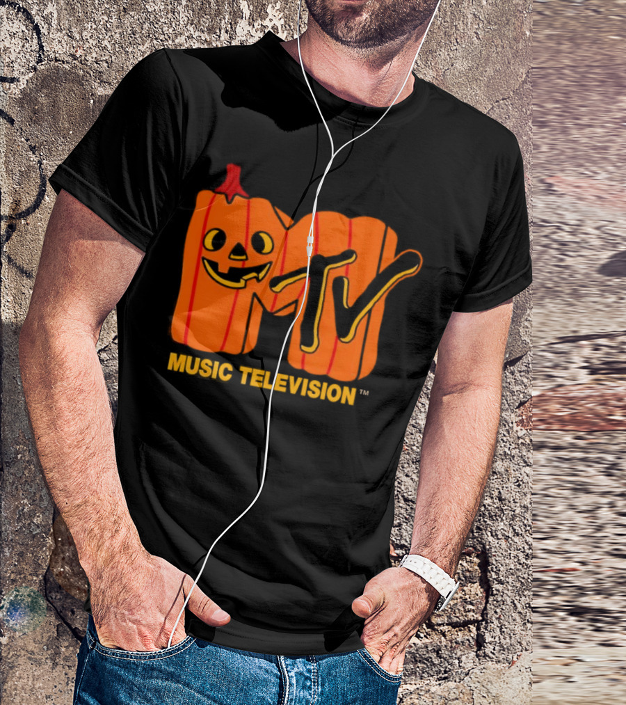 MTV Music Television Pumpkin Halloween T-Shirt