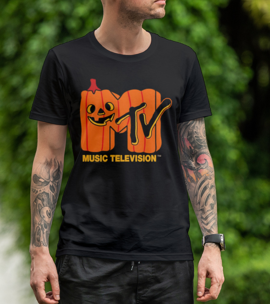 MTV Music Television Pumpkin Halloween T-Shirt