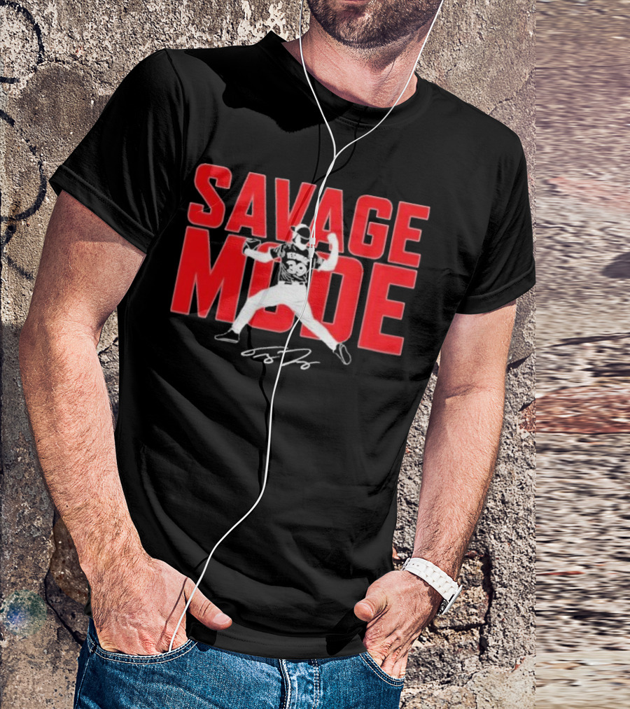 Savage Mode Trey Yesavage Toronto Blue Jays Signature T-Shirt
