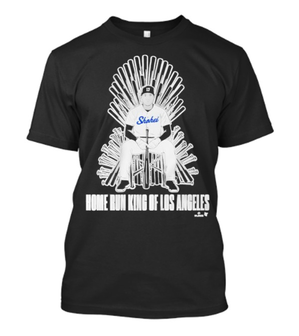 Shohei Home Run King Of Los Angeles Throne Baseball Player T-Shirt