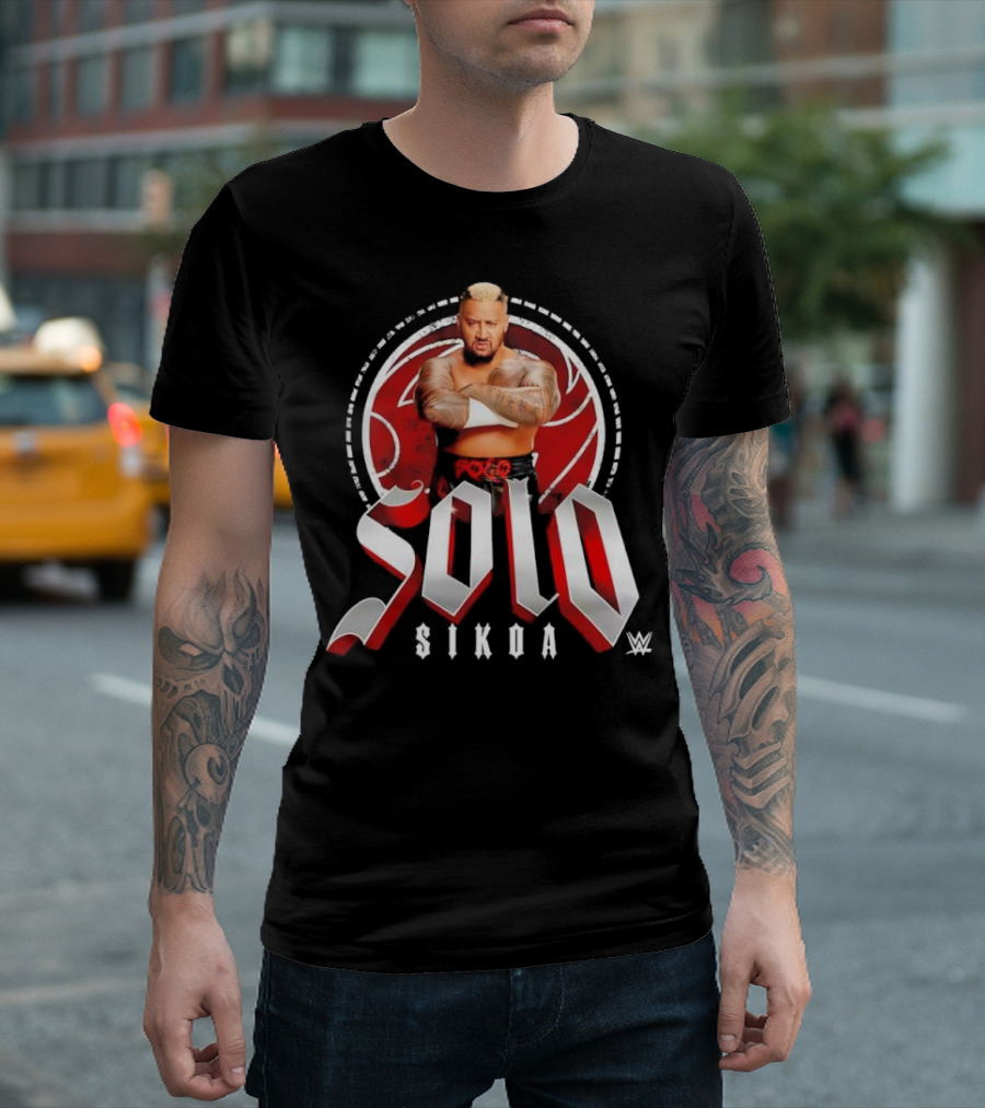 Solo Sikoa Tribal Wrestling Circle T-Shirt