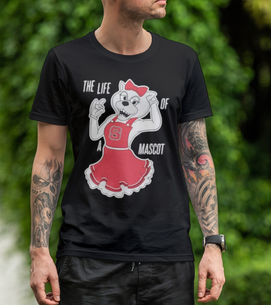 NC State Wolfpack The Life Of A Mascot Cheerful Character T-Shirt