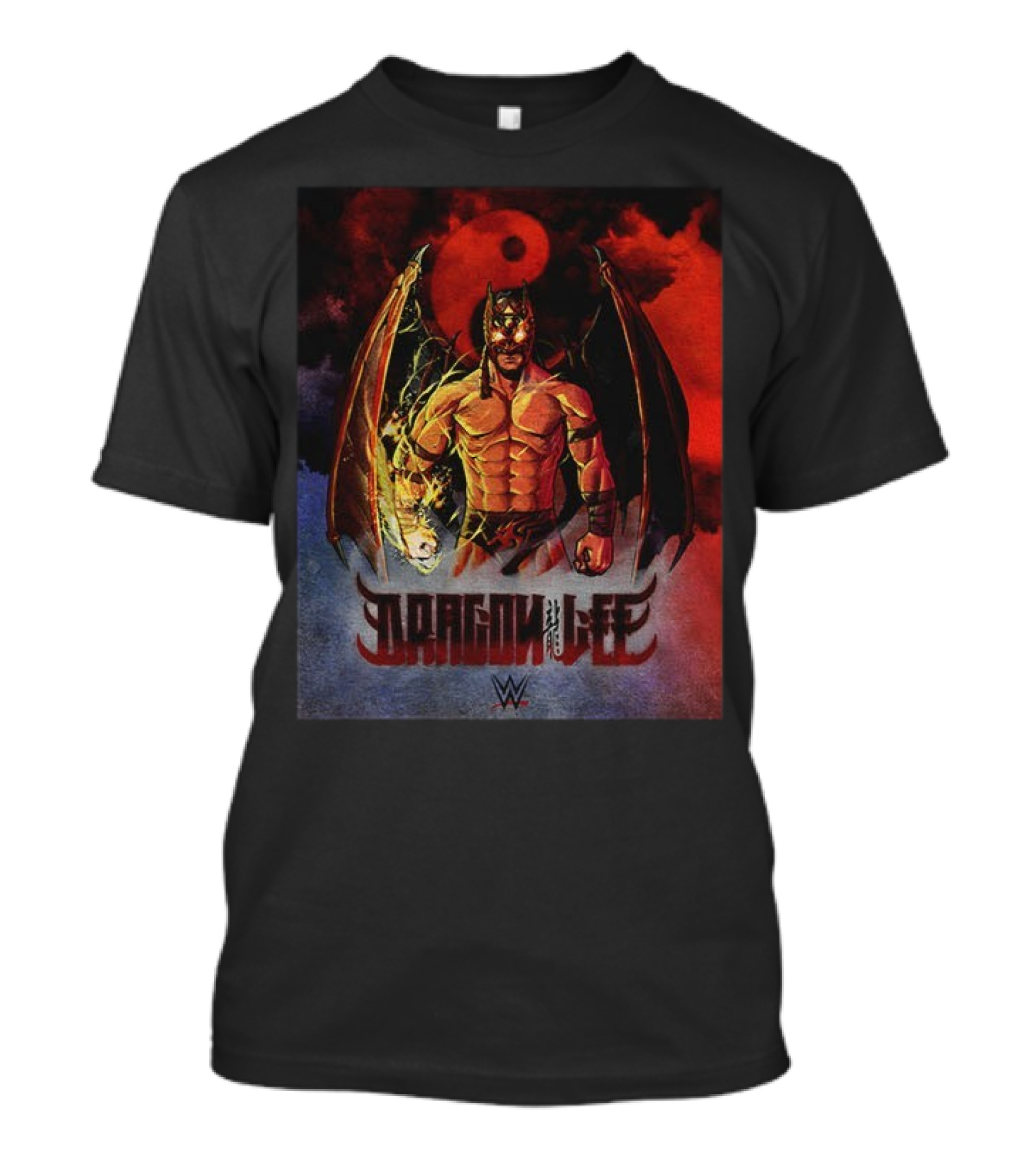 Dragon Lee WWE Superstar Wrestling Persona Artwork T-Shirt