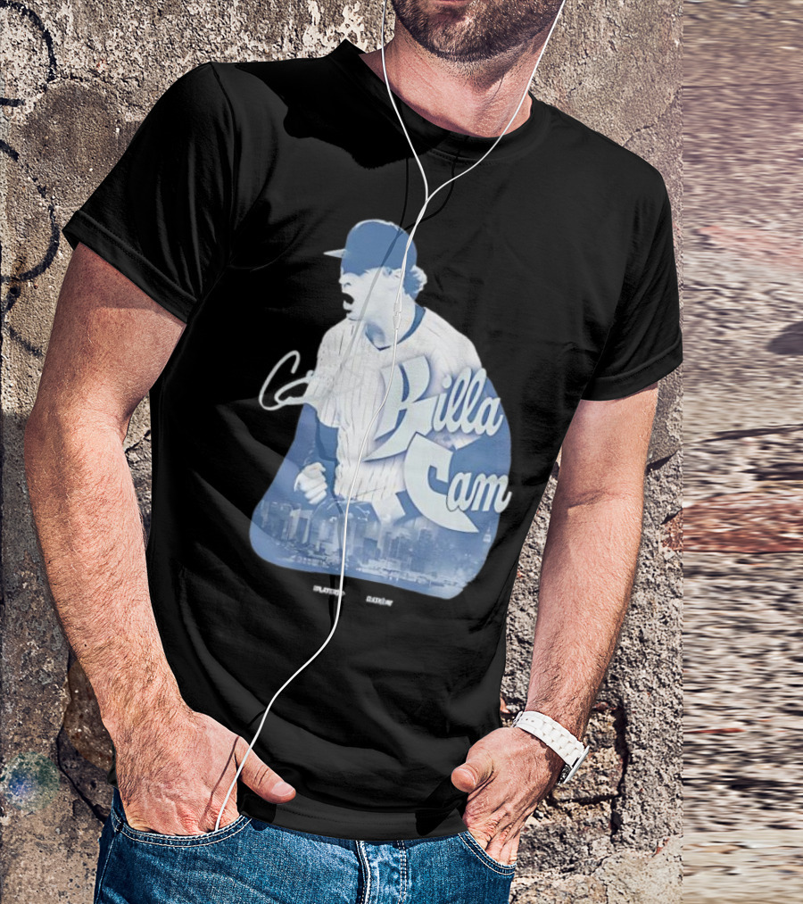 Killa Cam New York Yankees Cityscape Pitcher Style T-Shirt