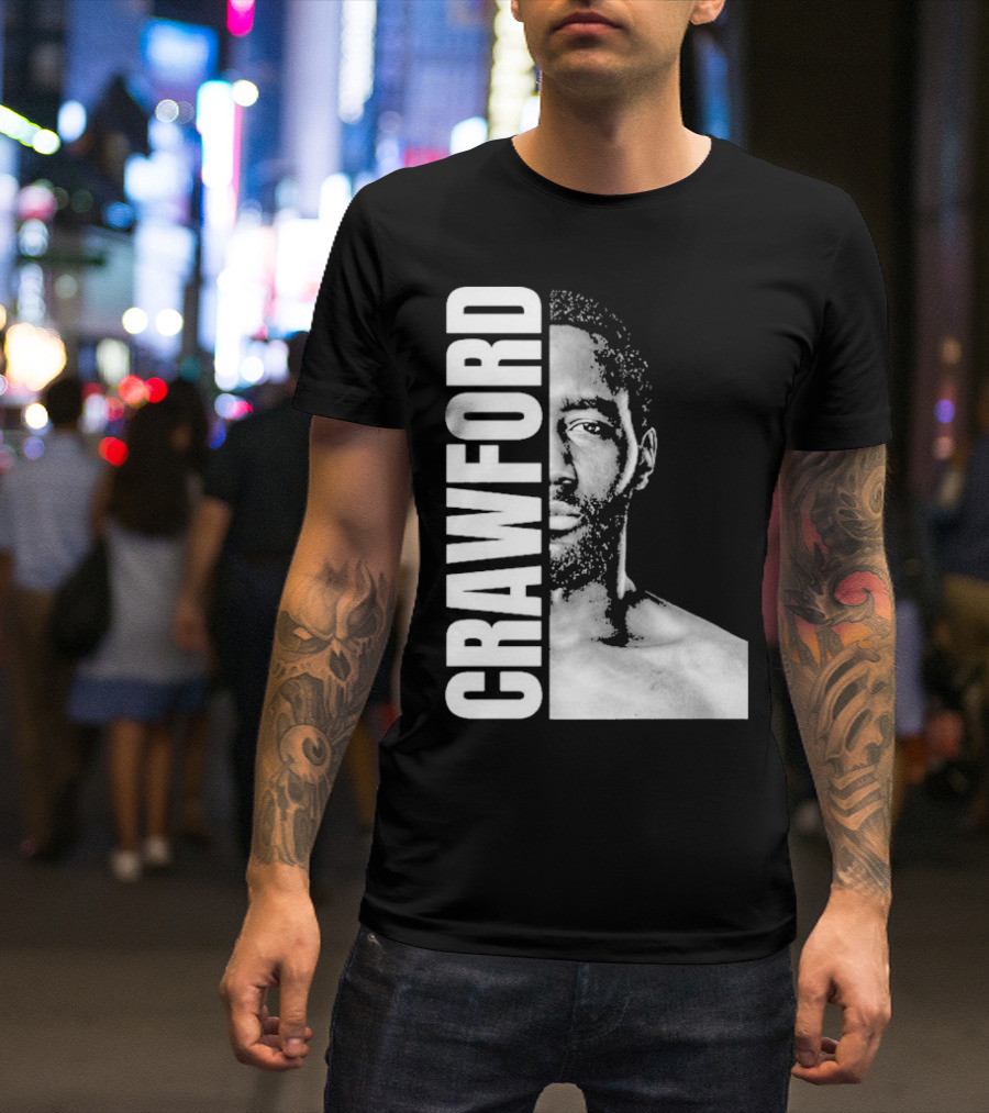 Crawford Face Of Boxing Terence Black And White Style T-Shirt