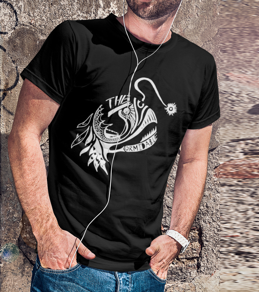 The Joy Formidable MC Fish Unique Anglerfish Art T-Shirt