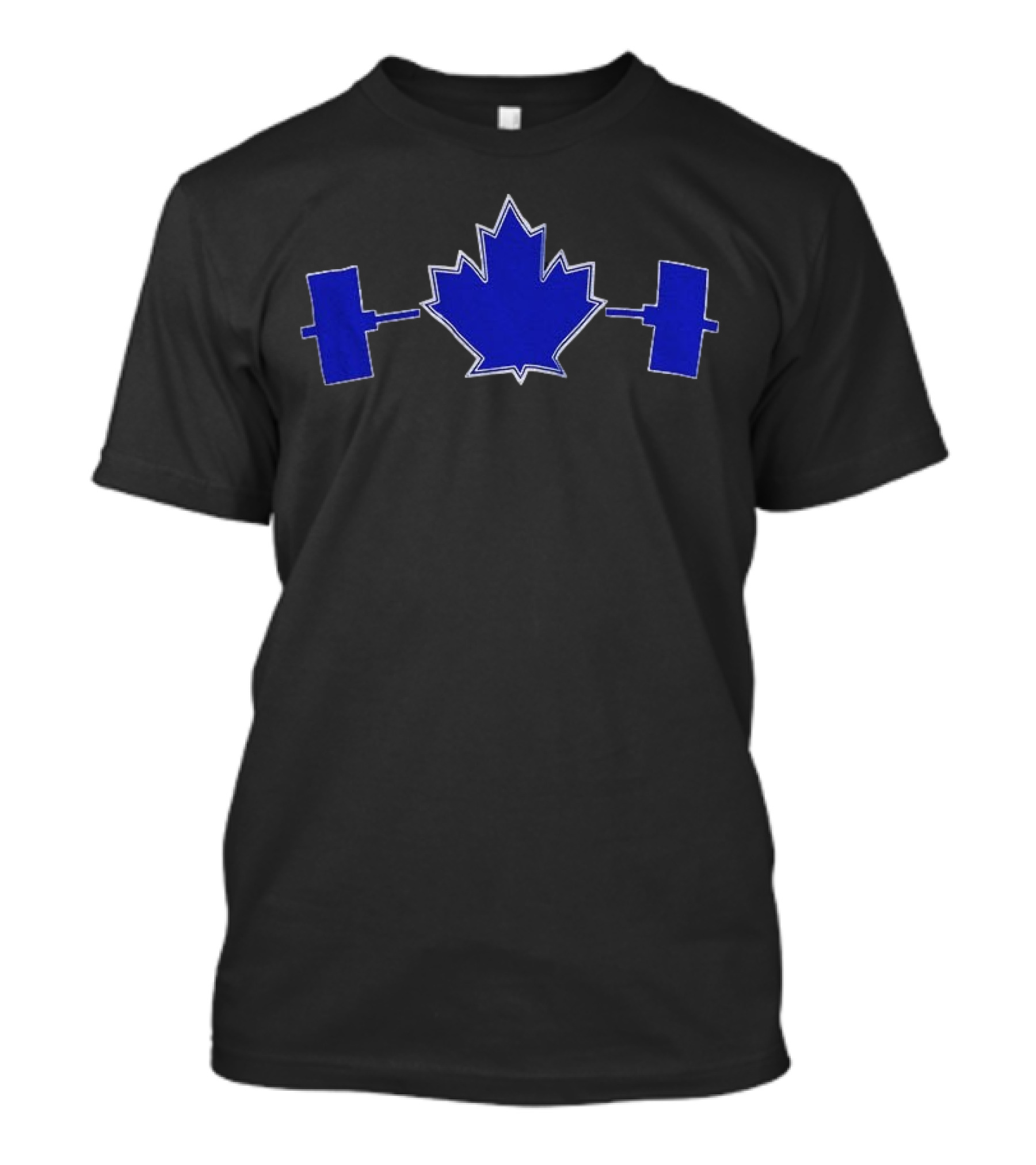 Toronto Blue Jay Maple Leaf Strength With Weights T-Shirt