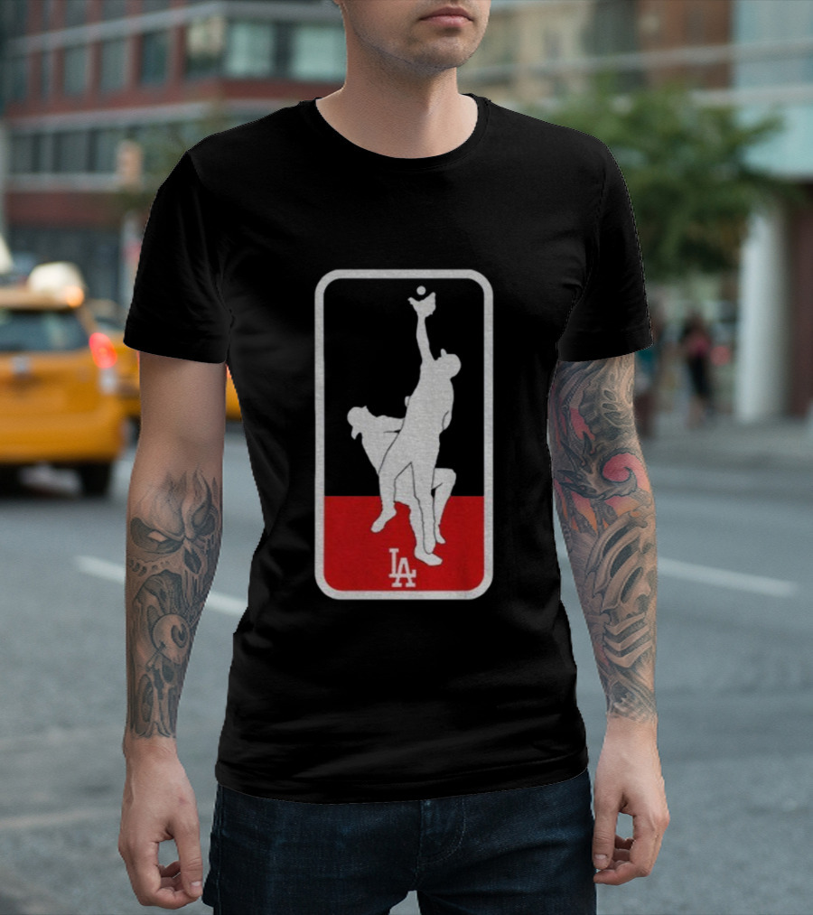 Kike Hernandez Andy Pages Dodgers LA Baseball The Catch World Series T-Shirt