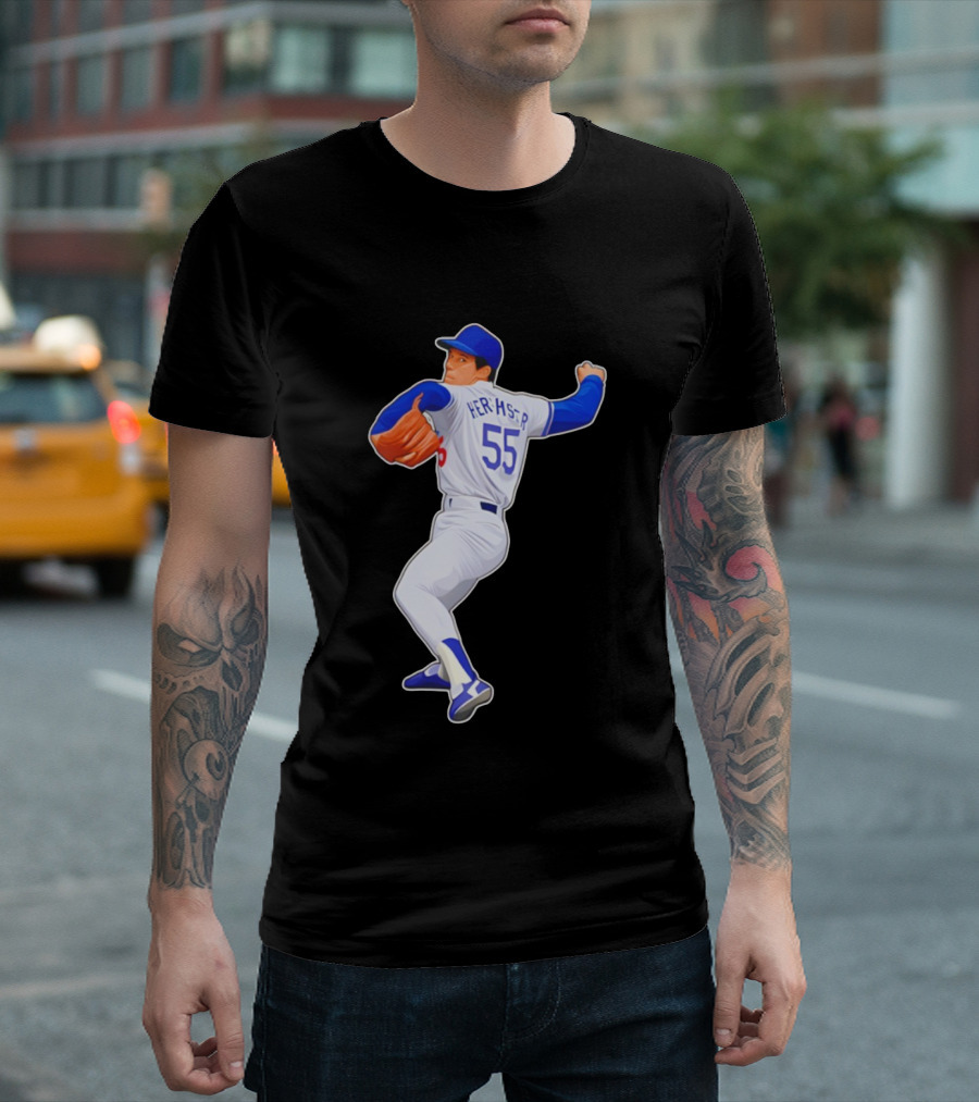 Orel Hershiser 55 Los Angeles Dodgers MLB Baseball Legend 2025 T-Shirt
