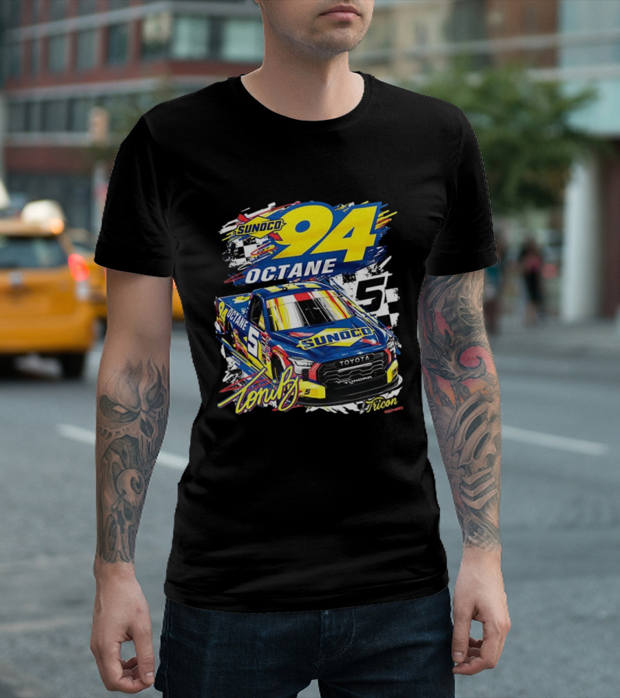 Sunoco Octane 94 Toni Breidinger Toyota Tundra 5 Tricon 2025 T-Shirt