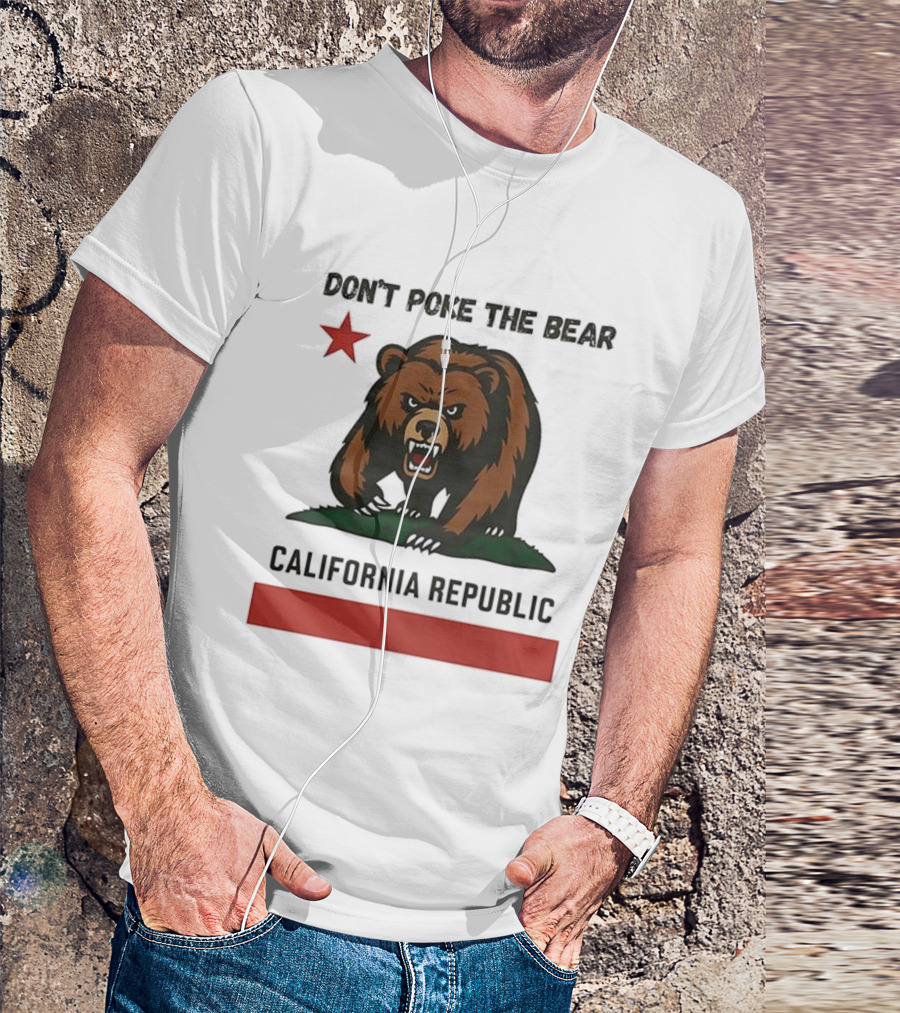Don’t Poke The Bear California Republic Star Icon T-Shirt
