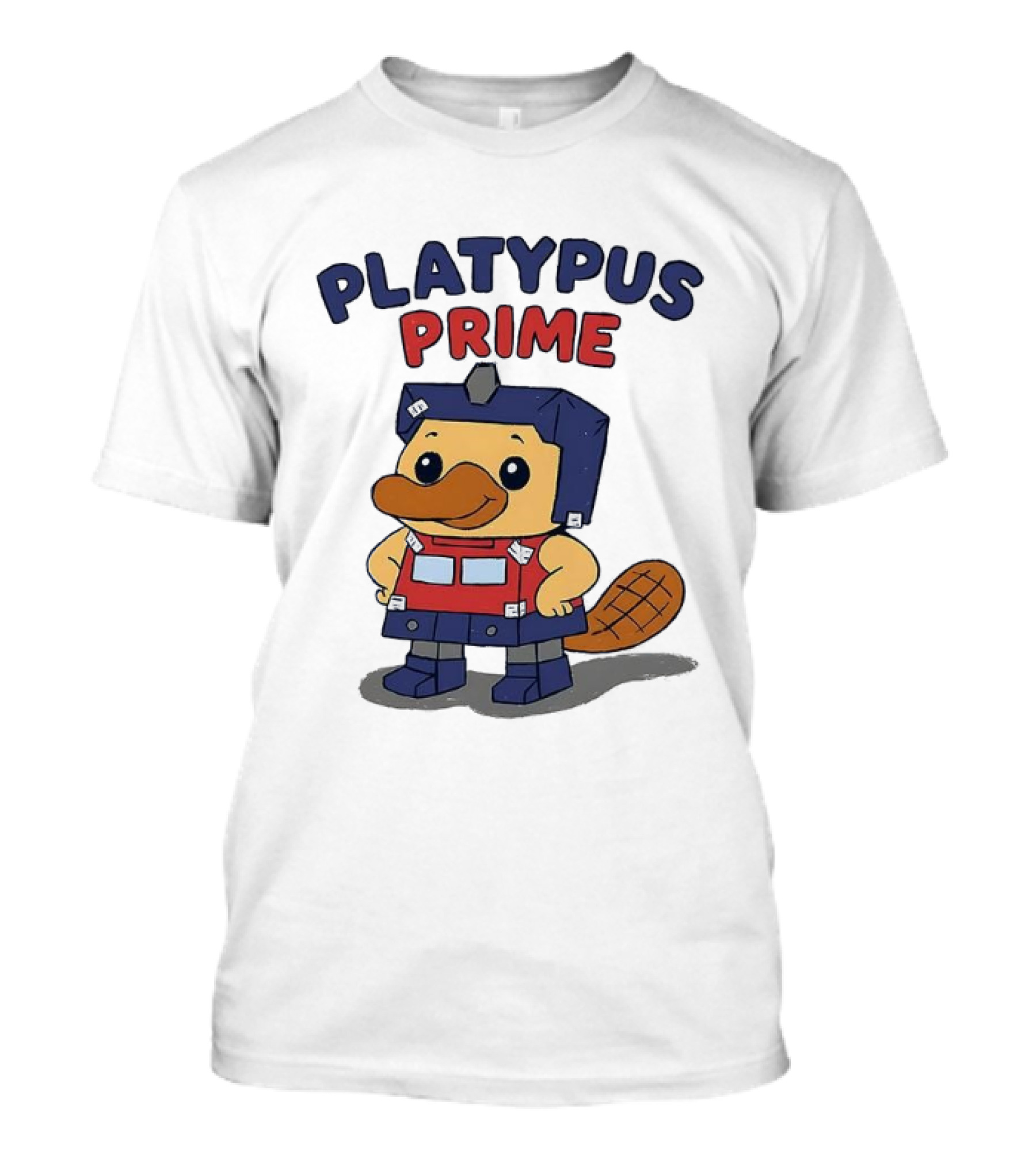 Platypus Prime Optimus Transformers Cute Crossover T-Shirt