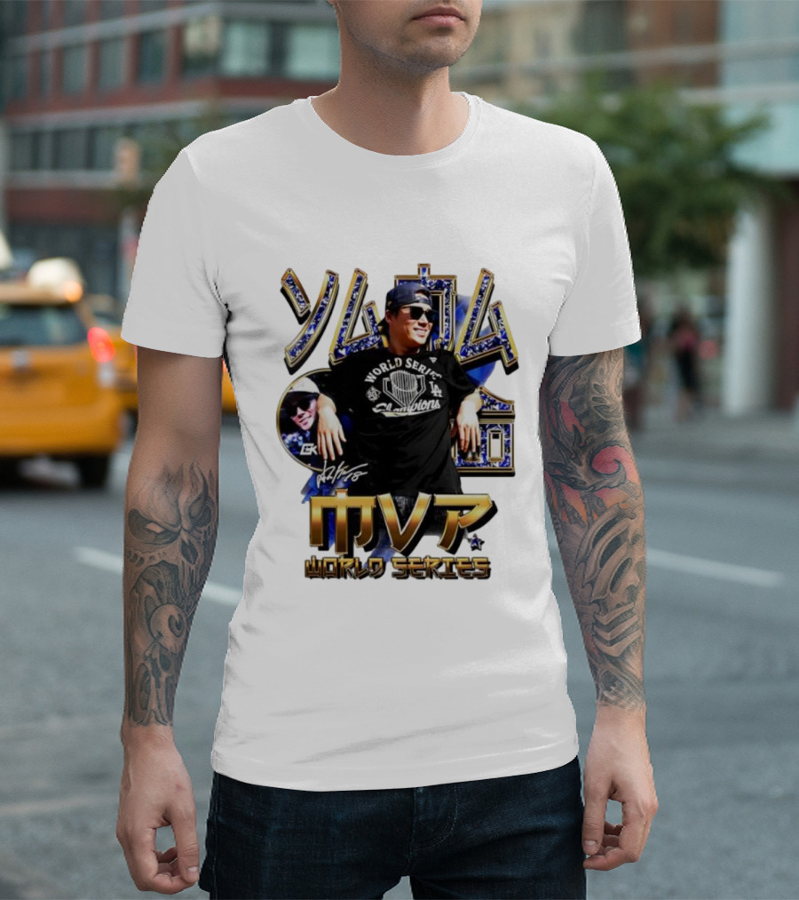 YAMA World Series Champions MVP Dodgers T-Shirt