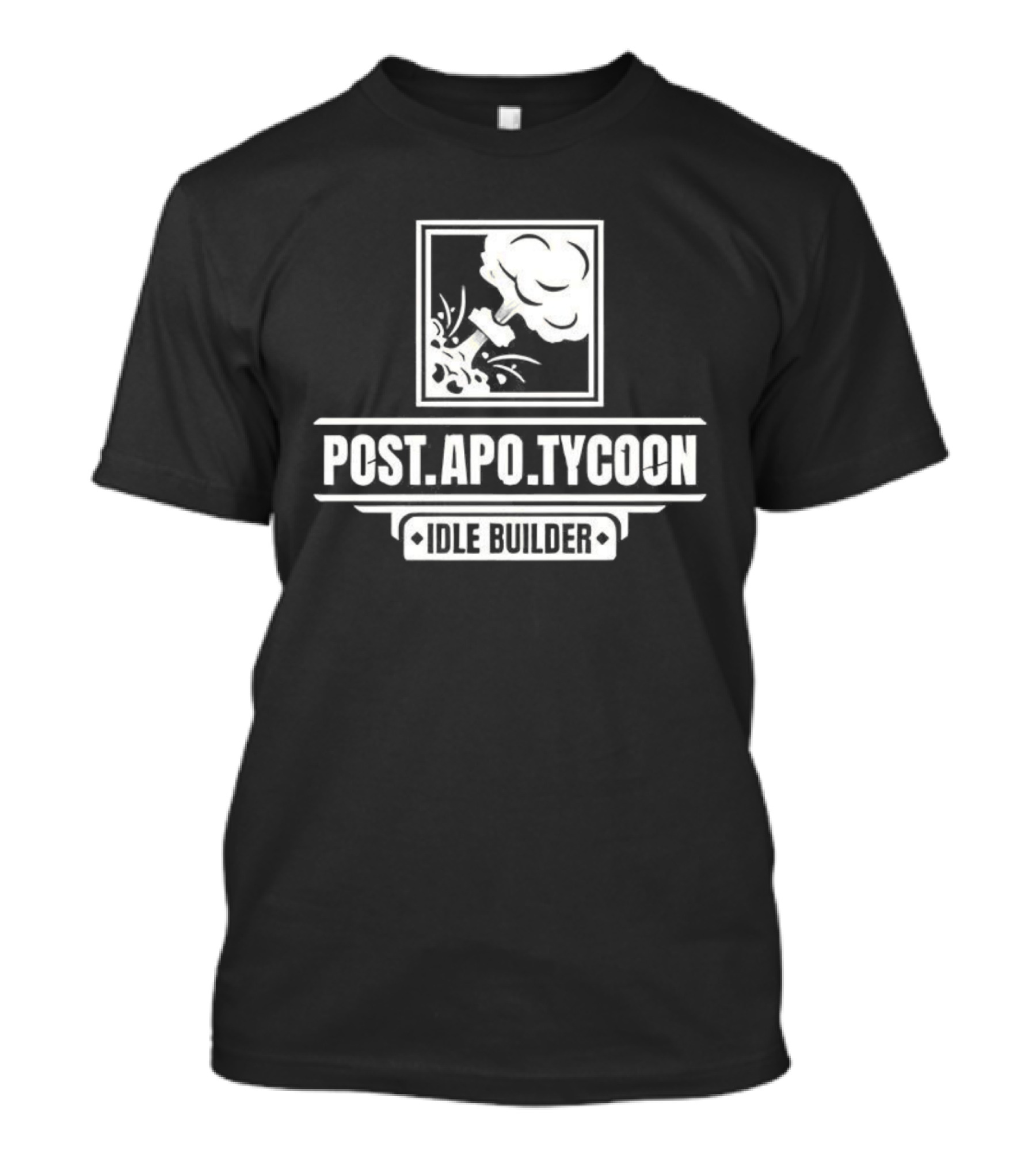 Post Apo Tycoon Idle Builder Gaming Vintage Retro Style T-Shirt