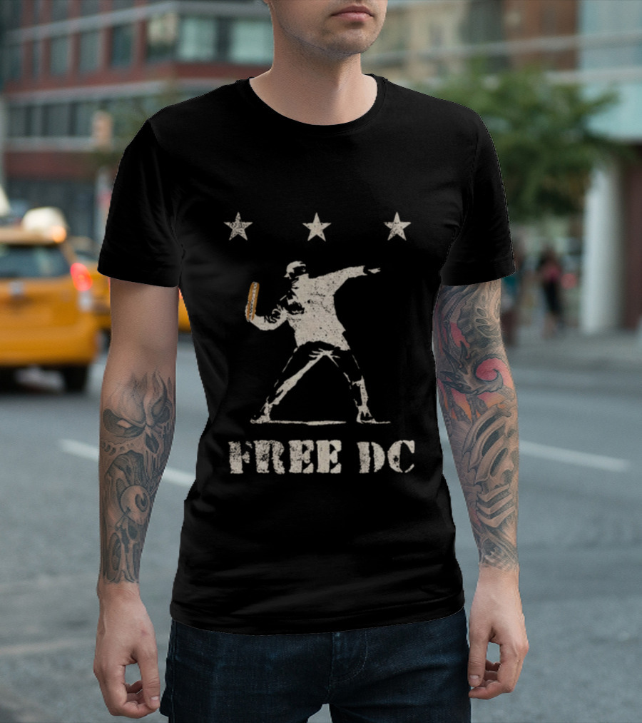 DC Sandwich Thrower Free DC Political Statement T-Shirt