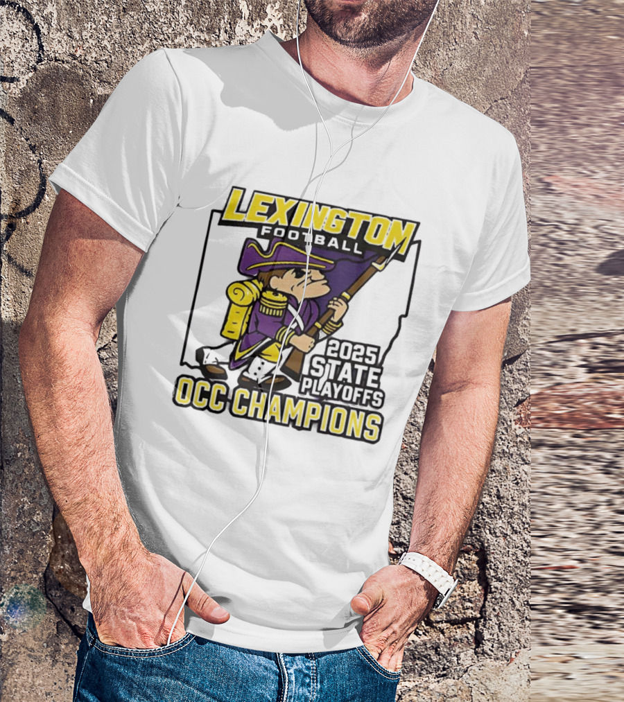 Lexington Football 2025 State Playoffs OCC Champions T-Shirt