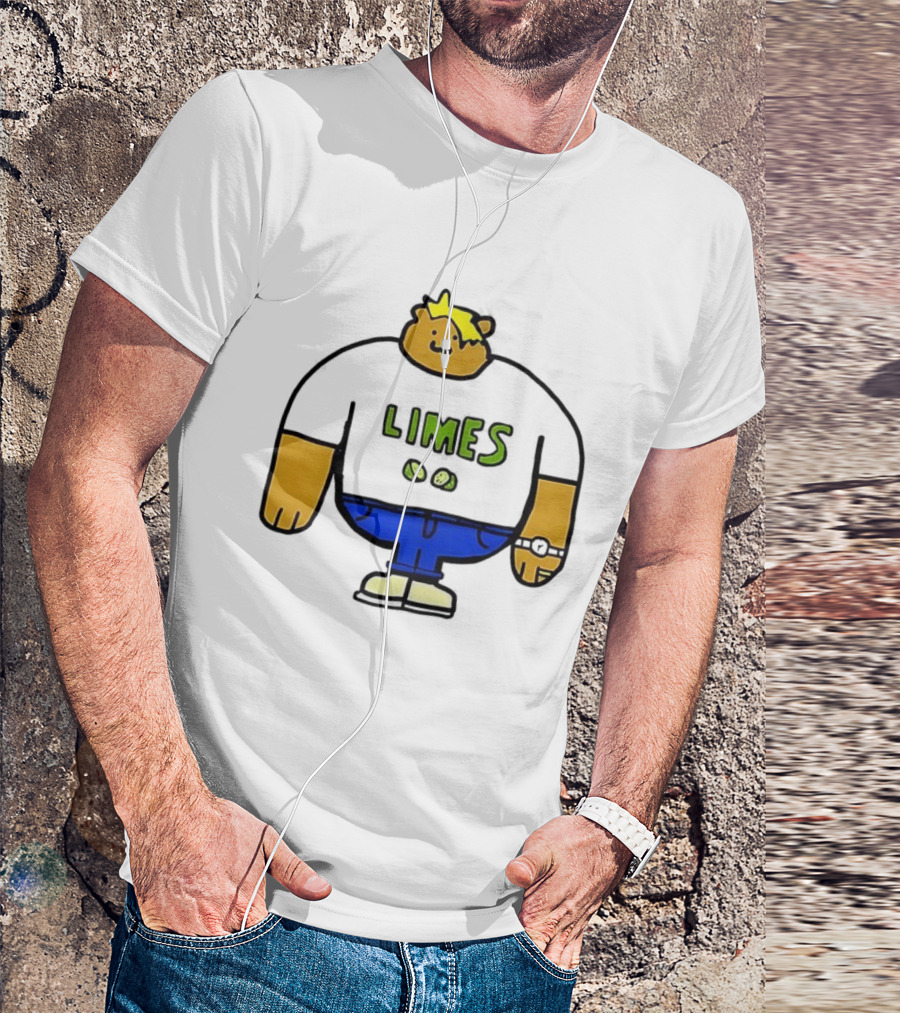Limes Shayne Character With Lime Slices T-Shirt