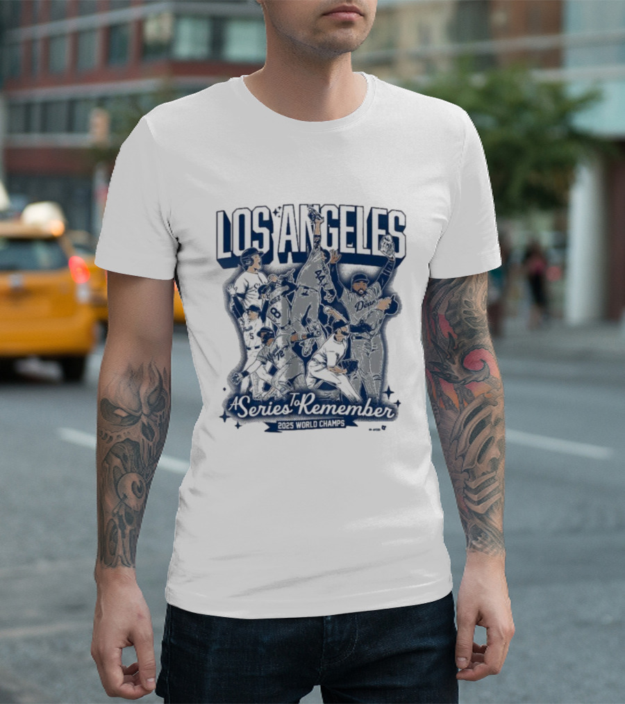 Los Angeles Dodgers A Series To Remember 2025 World Champs T-Shirt
