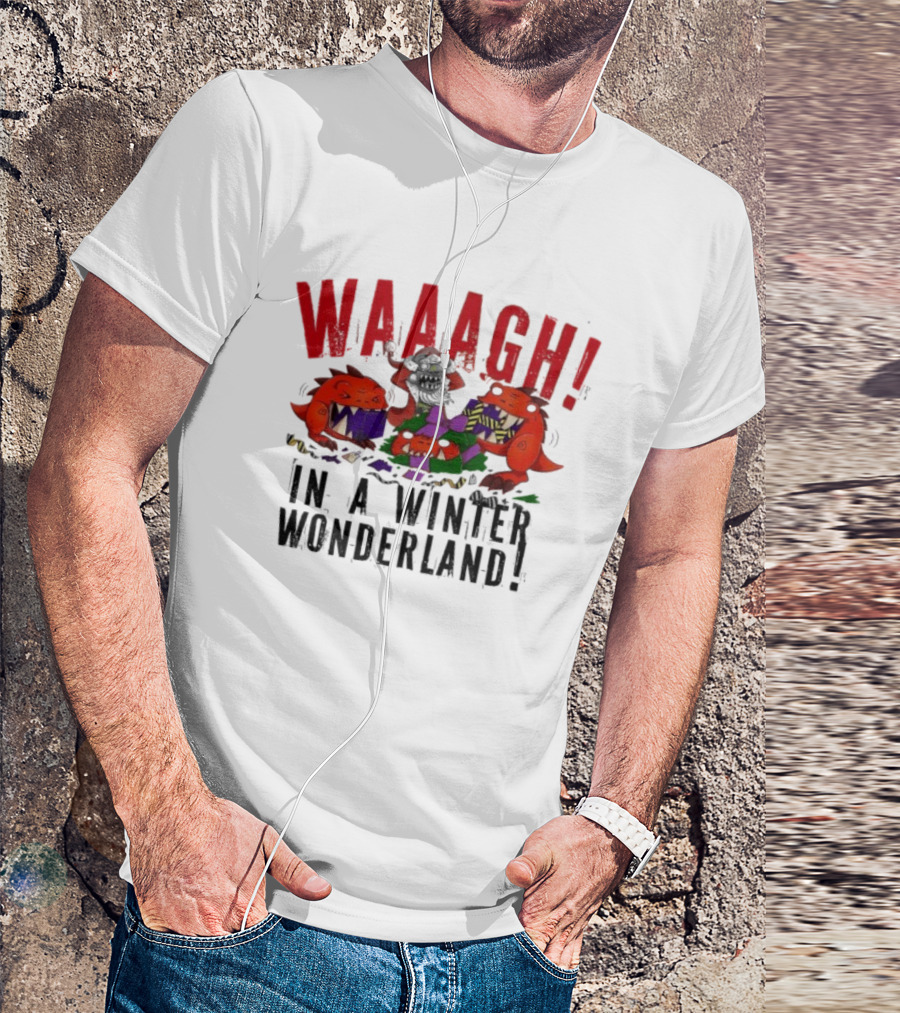 Warhammer Waaagh Gobbo In A Winter Wonderland Christmas Jumper T-Shirt