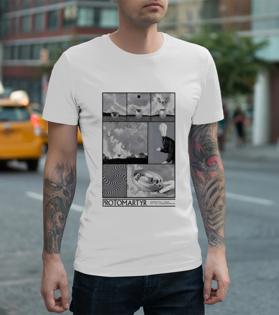 Protomartyr A Brilliant Wretch La Trabendo Paris France Le Samedi 8 Novembre 2025 Concerts T-Shirt