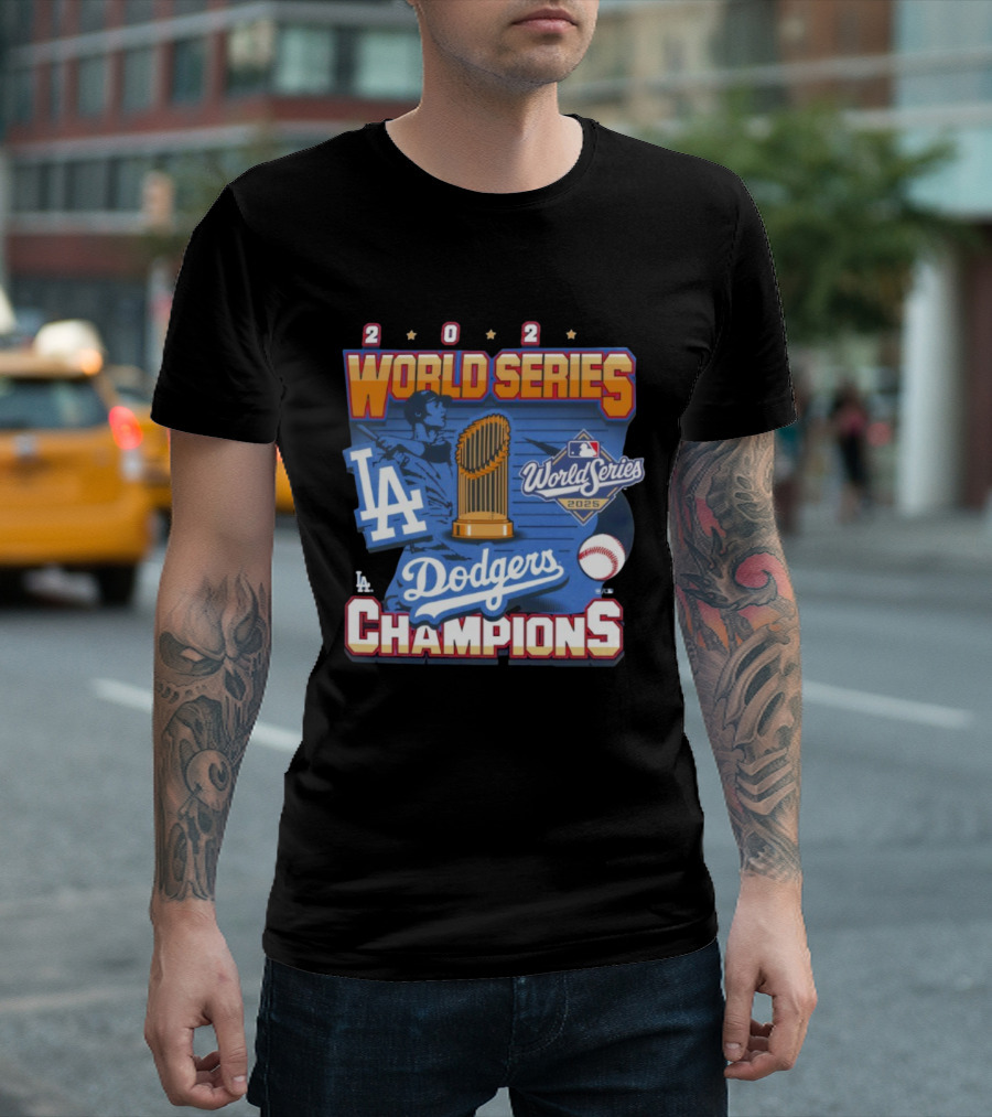 Los Angeles Dodgers 2025 World Series Champions MLB Takashi T-Shirt