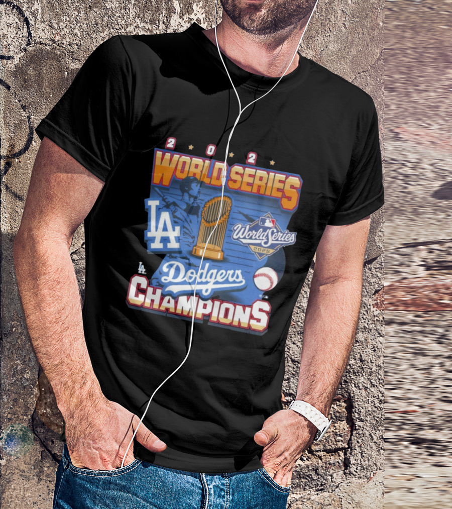 Los Angeles Dodgers 2025 World Series Champions MLB Takashi T-Shirt