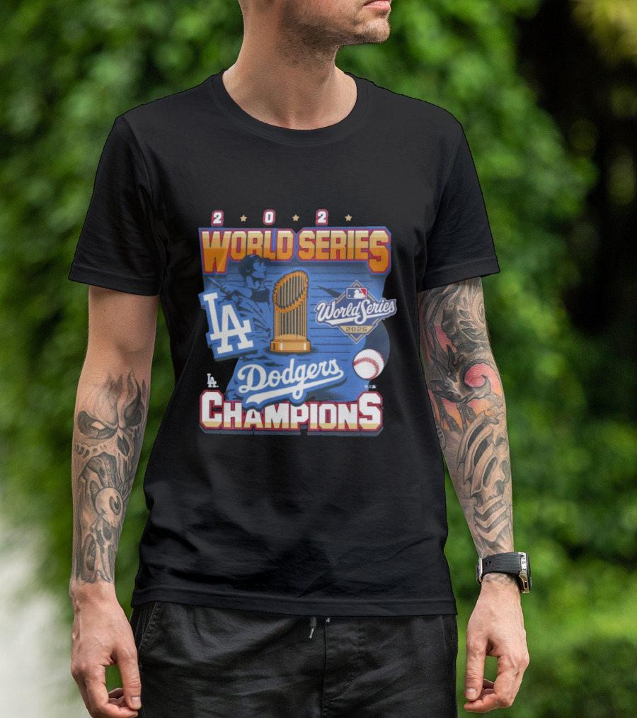 Los Angeles Dodgers 2025 World Series Champions MLB Takashi T-Shirt