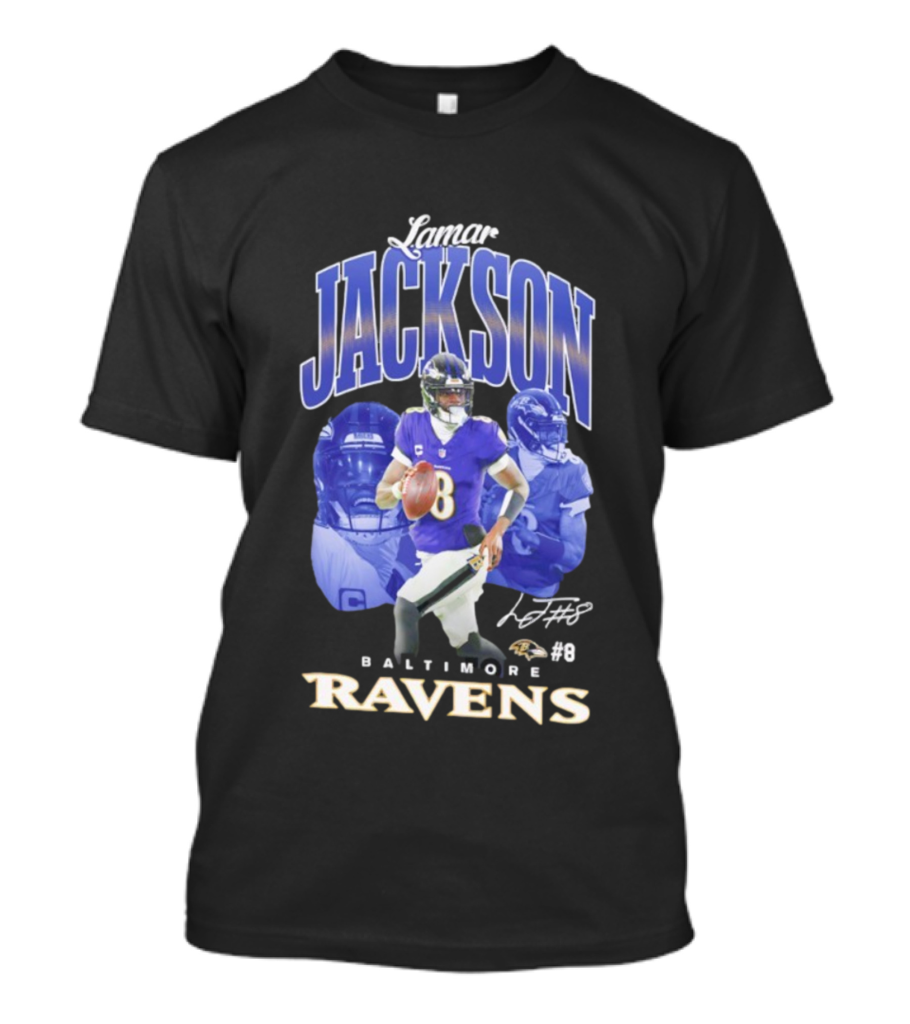 Lamar Jackson Baltimore Ravens #8 Outerstuff T-Shirt