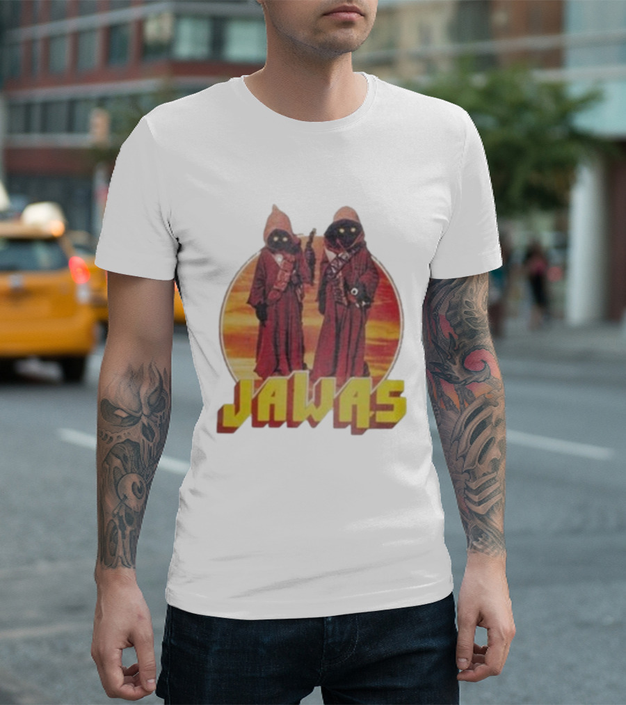 Star Wars A New Hope Jawas Sunset Scene T-Shirt