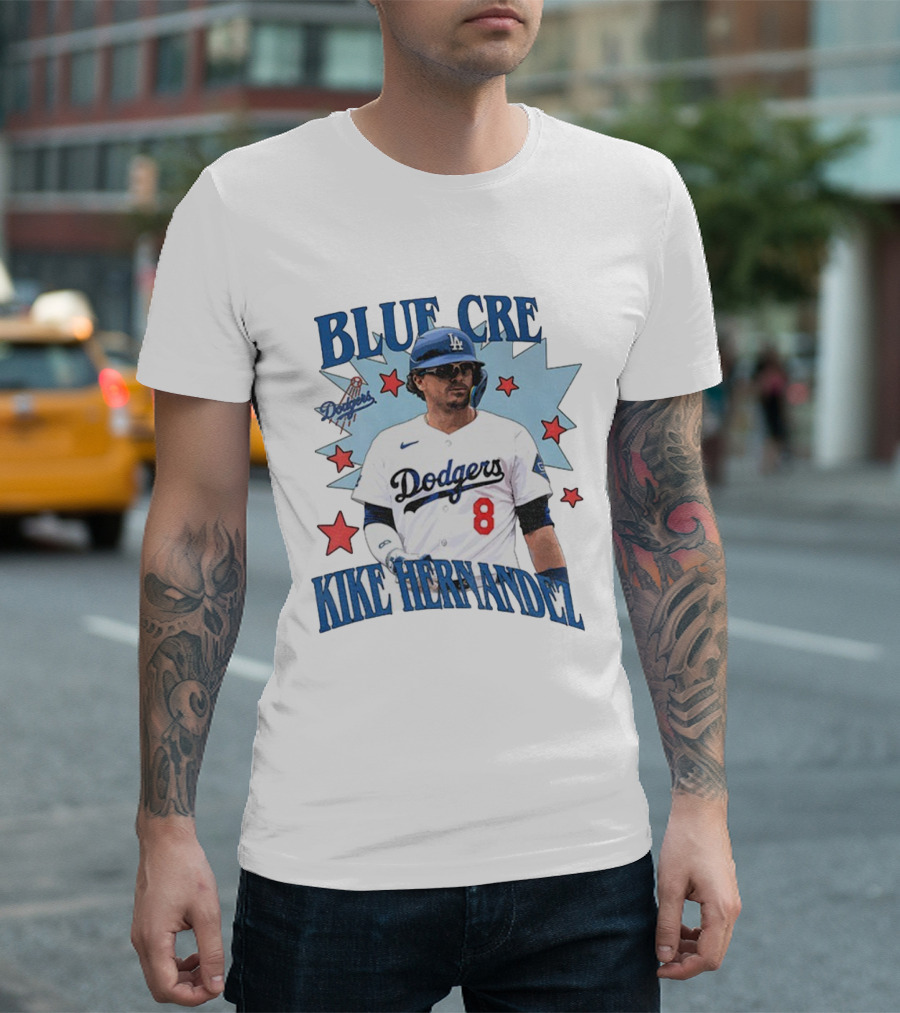 Kiké Hernández Dodgers Blue Crew Los Angeles MLB Baseball 2025 T-Shirt