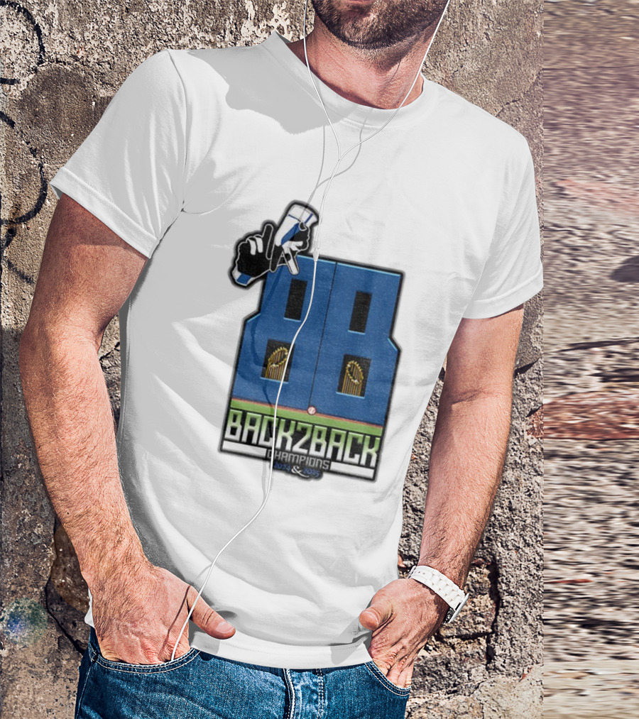 Back 2 Back Champions 2024 2025 MLB World Series Athlete Dodgers T-Shirt