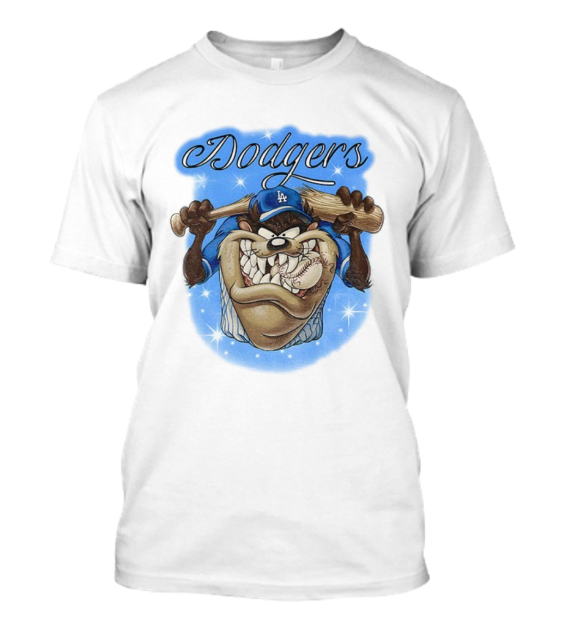 Los Angeles Dodgers Taz Baseball World Series 2025 Blue Crew MLB T-Shirt