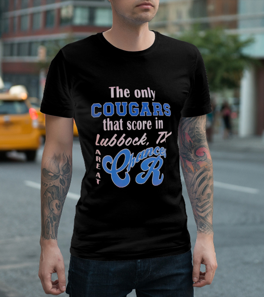 BYU Cougars Score In Lubbock TX At Chances R T-Shirt