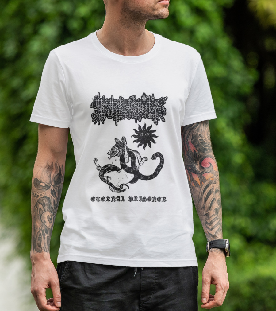 Труп Колдуна Warlock Corpse Serpent Sun Eternal Prisoner T-Shirt