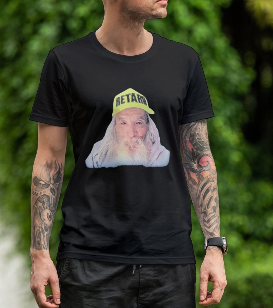 RETARD Fuji Parody Hat Old Man Iconic Style T-Shirt