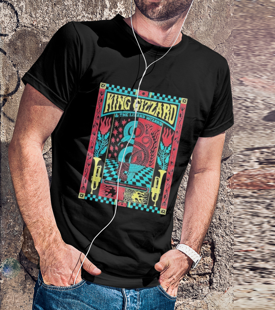 King Gizzard And The Lizard Wizard Den Bosch Netherlands Mainstage November 7 2025 Symphony Rotterdam T-Shirt