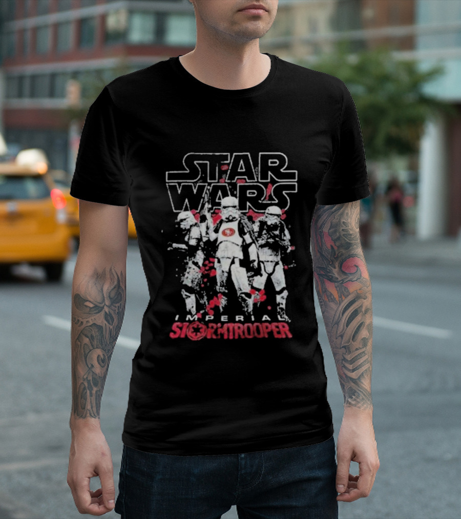 Star Wars San Francisco 49ers Imperial Stormtrooper NFL 2025 T-Shirt