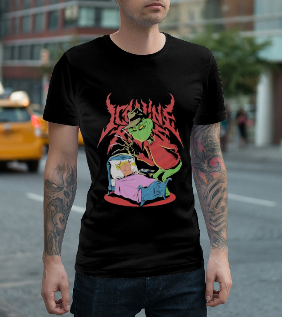 Ice Nine Kills Horror Christmas Crossover With The Grinch And Freddy Krueger T-Shirt