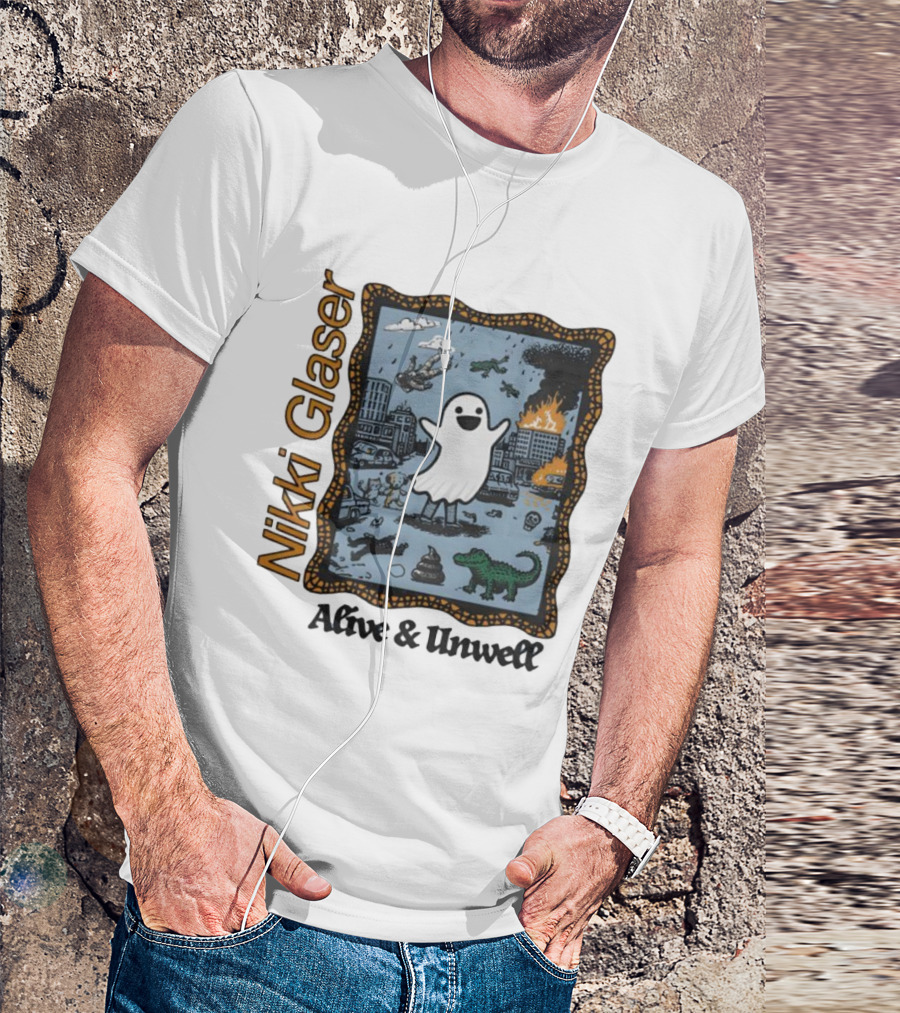 Nikki Glaser Ghost Alive And Unwell City Chaos T-Shirt