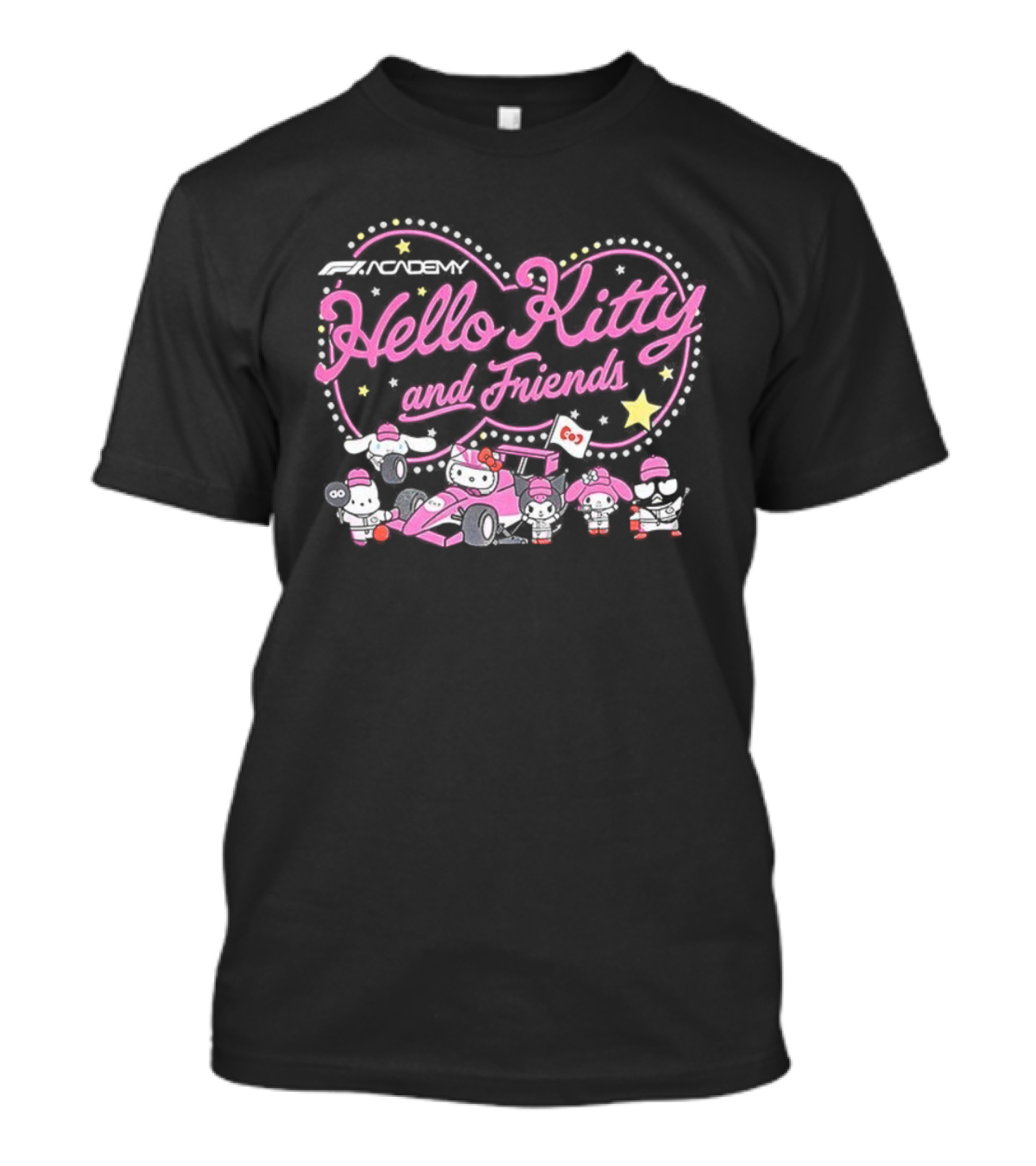Academy Hello Kitty And Friends Racing Team With Sanrio Characters T-Shirt