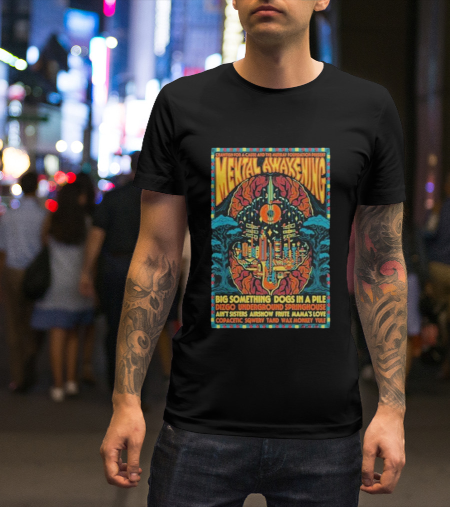 Mental Awakening Atlanta 2026 Big Something Dogs In A Pile March 27-28 Festival T-Shirt