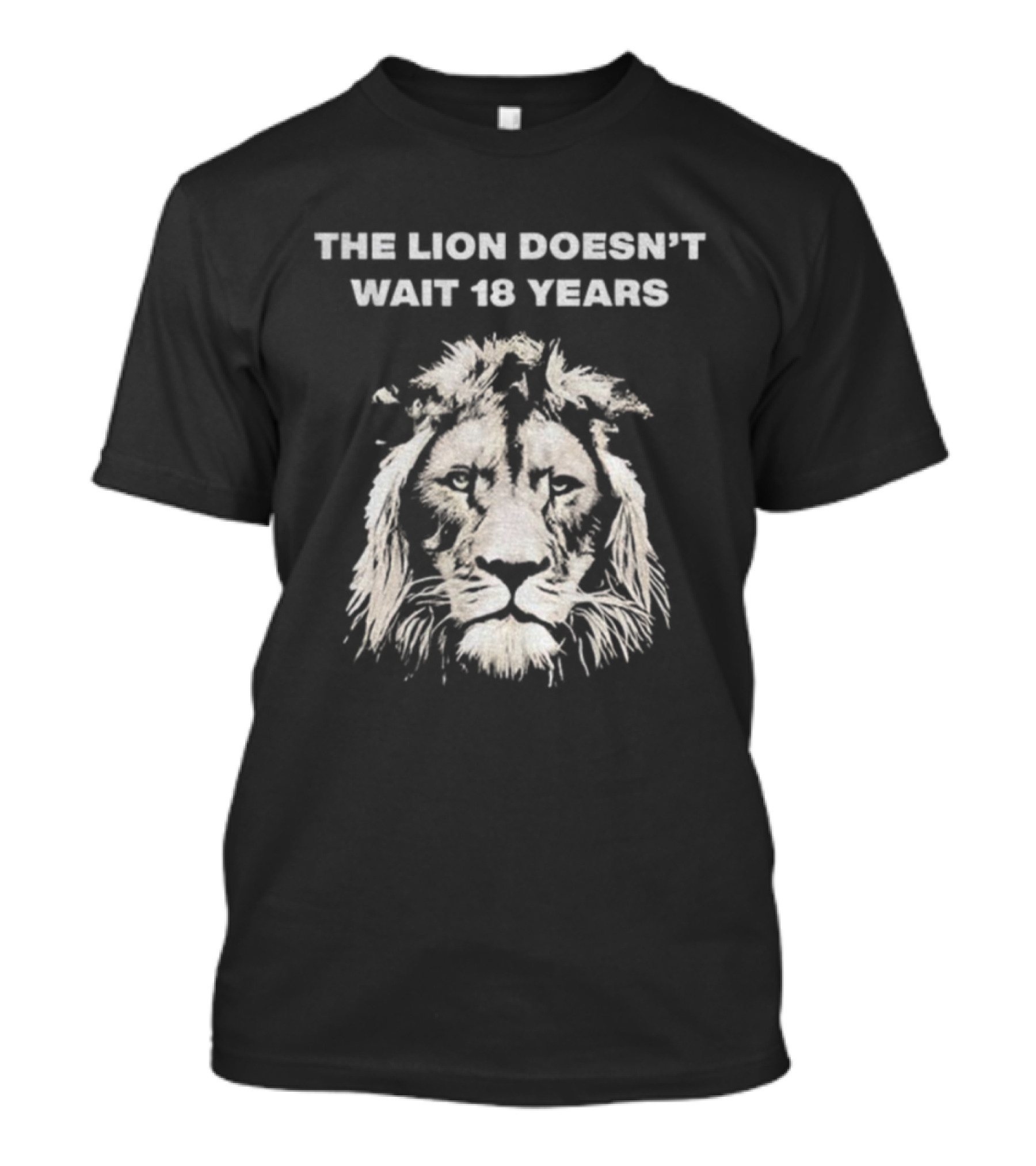 THE LION DOESN'T WAIT 18 YEARS T-Shirt
