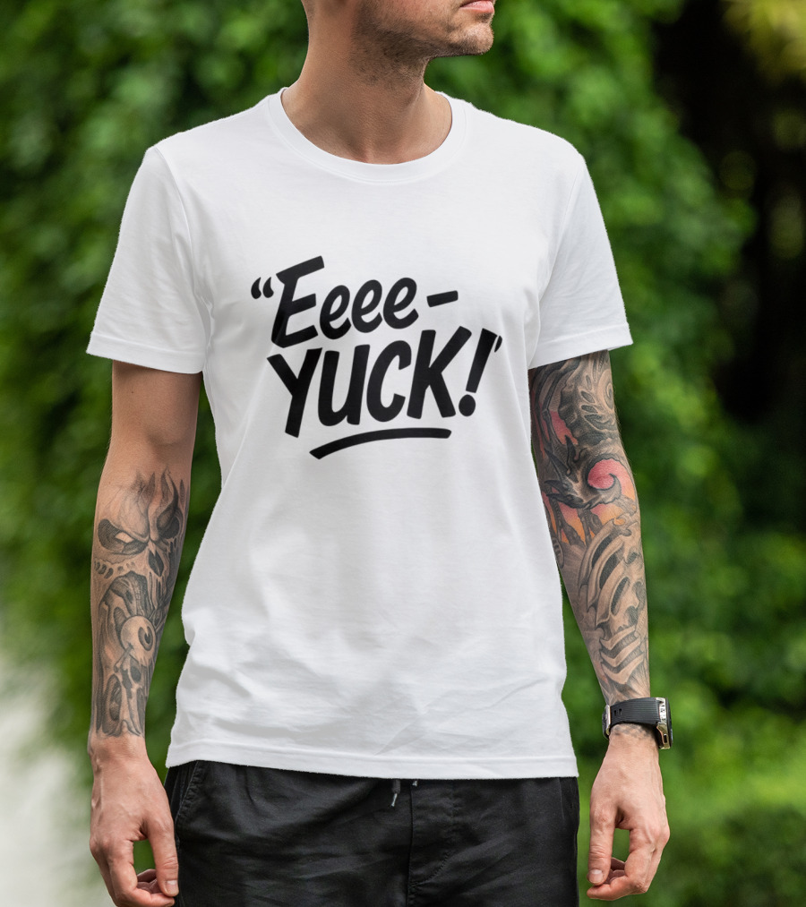 Eeee-Yuck Phrase Vintage Comic Style T-Shirt